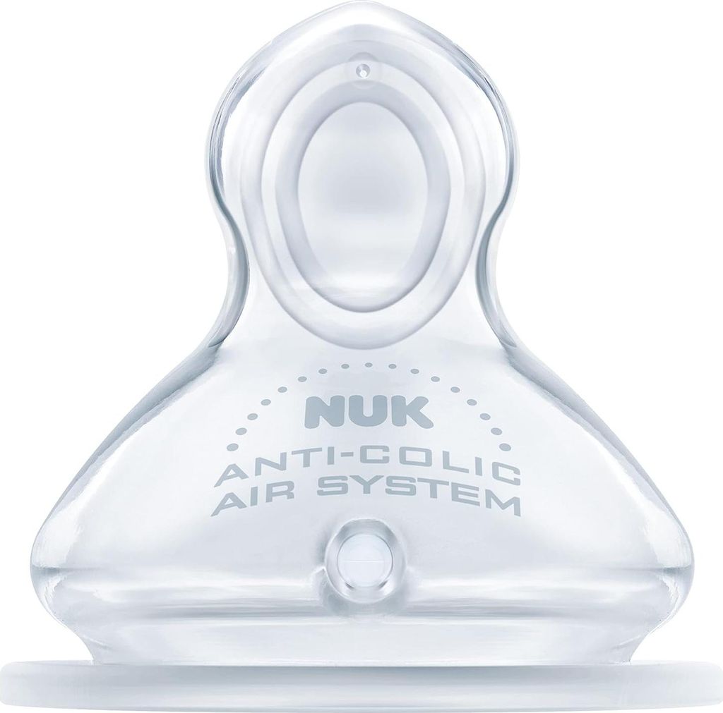 Nuk 10.125.018 SIZE 2 SIL M WIDE NECK Baby-Sauger, -frei
