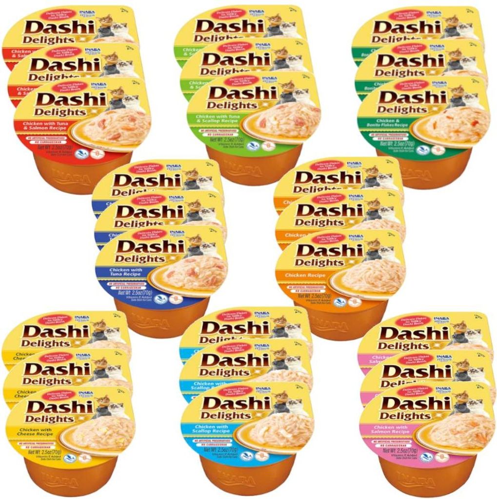 INABA Dashi Delights Chicken in broth - Katze behandeln - Produktbild 