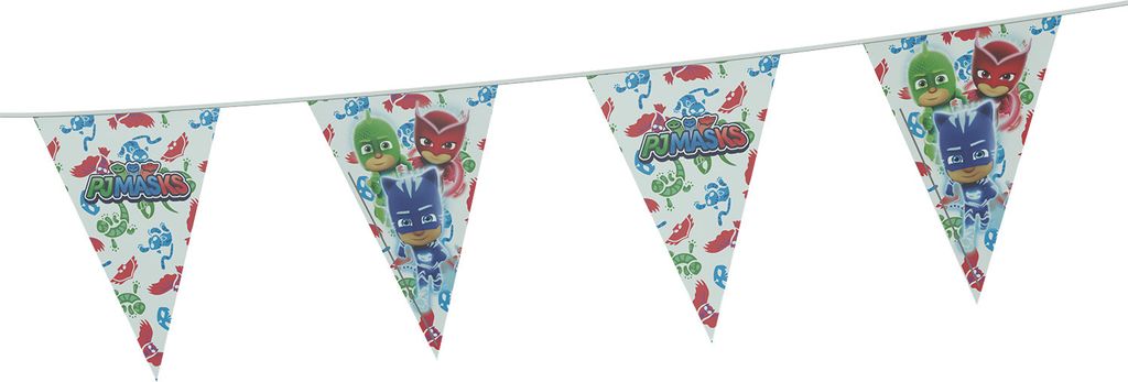 PJ MASKS Wimpelkette 5 m Motiv-Girlande für Produktbild 