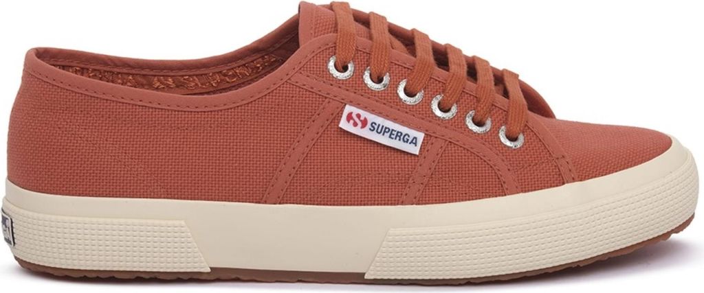 Superga 2750 Cotu Classic Brown Reddish-Off White Größe EU 39