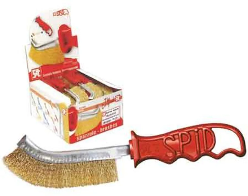 Brosse Spid SIT en acier haute densité pour nettoyage métal, pack de 24