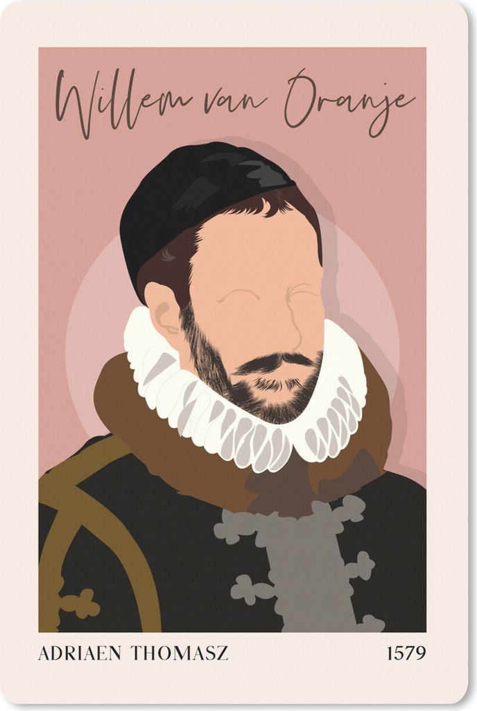 MuchoWow Mauspad Mousepad Alte Meister - Wilhelm von Oranien - Rosa - Pfirsich 40x60 cm - Mousepads - Maus Mat - Pad - Mausunterlage - Schreibtis...