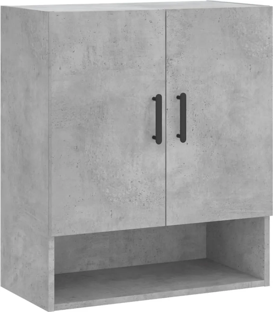 Pensile Cucina SYFAX Grigio Cemento 60cm - Mobile Sospeso Multistrato