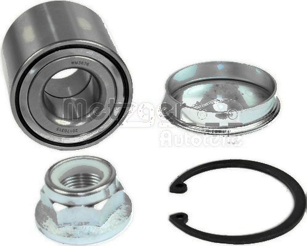 Radlagersatz Ø 55 mm 48 mm METZGER IAM-Expertise passend für u.a. RENAULT MEGANE
