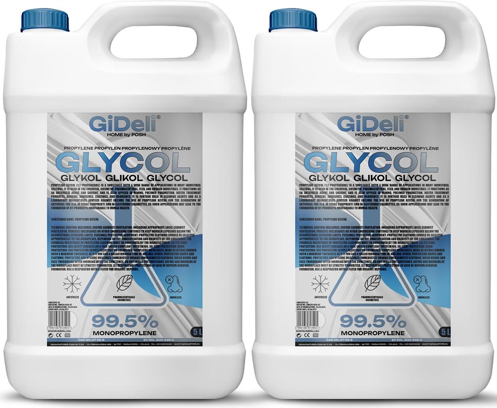 Propylenglykol PG 10L 99,5% Pharmaqualität Industrie Produktbild 