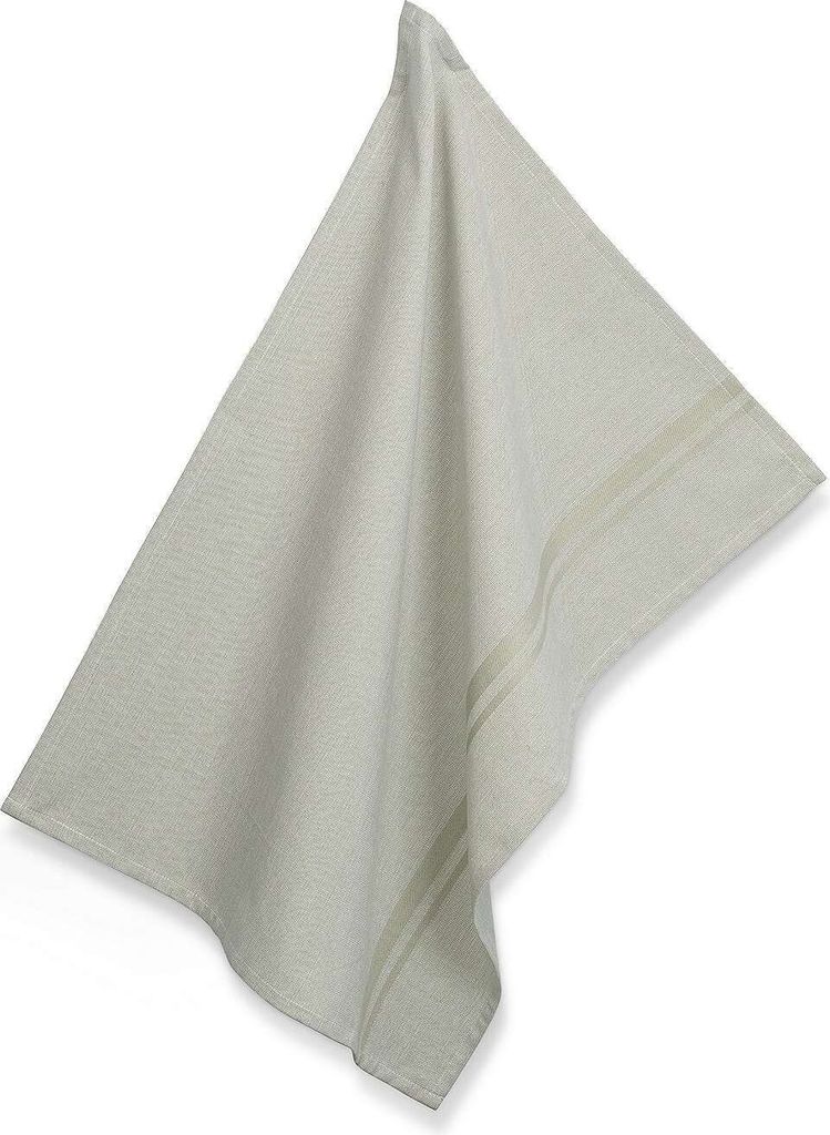 Geschirrtuch, Baumwolle, Beige mit Streifen, 70 x 50 cm - Kela | Tia