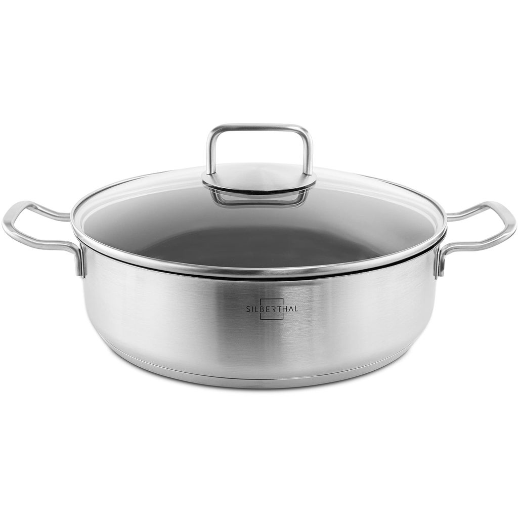 Pfanne 28 Cm Hoher Rand 2 Griffe SILBERTHAL Servierpfanne 28 cm hoher Rand - | Kaufland.de