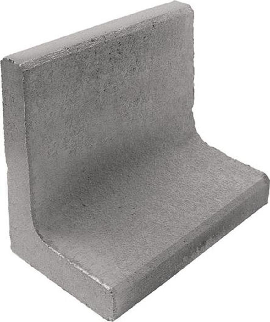 L-Steine L-STEIN GRAU 40/40/30/7 CM