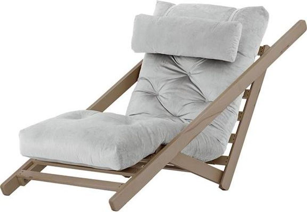 Sessel Nappa mit verstellbarer Rückenlehne-Velluto 15-wax black