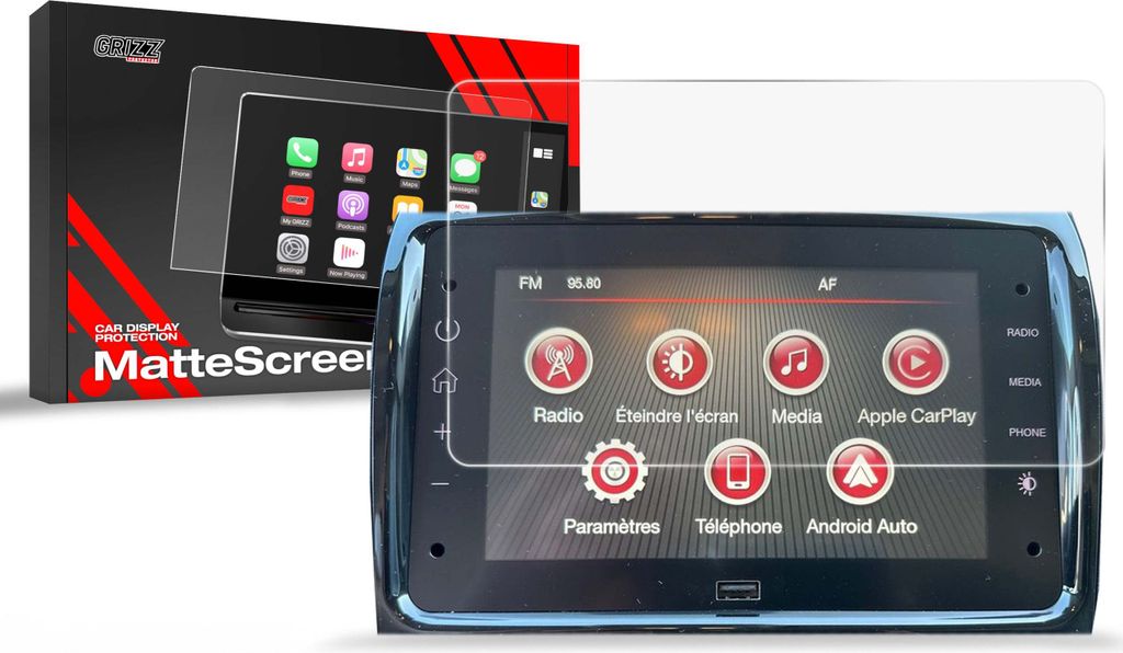 Matte Autodisplayfolie für Opel Movano 3 10" (2023-2025), Grizz Protector