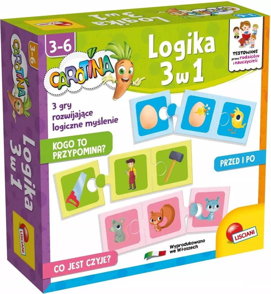 Logika 3 in 1 Carotina 304-PL87488 Produktbild 