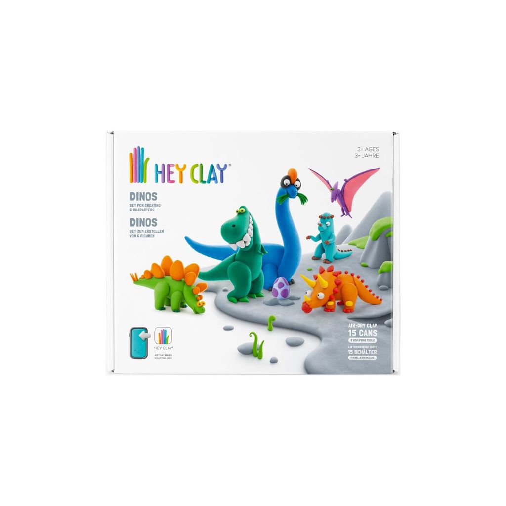 Tomy Knetspielzeug HEY CLAY Dinosaurier Set kreatives Produktbild 