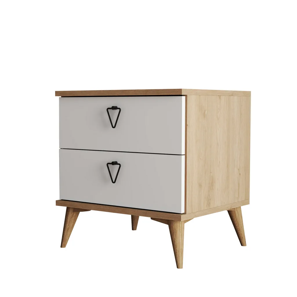 Petite Commode de Chambre en Chêne Versa-Ce 3636 Plateau Mélaminé - 4