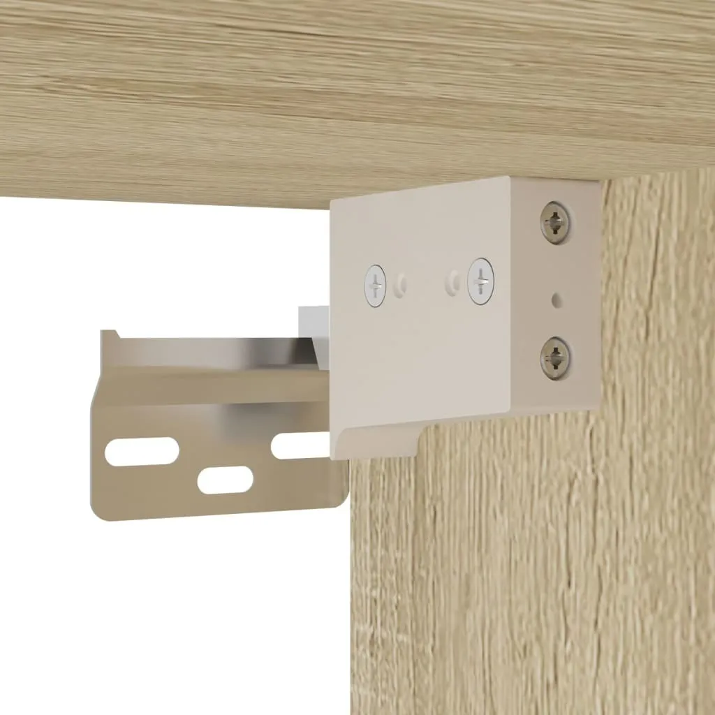 Maison Exclusive - Set Mobili da Bagno 3 pz Rovere Sonoma in Legno Multistrato - 10