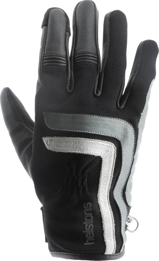 Gants cuir Helstons Jeff Noir XL avec renforts paume et coque rigide