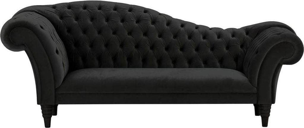 Liegesessel Chester-Velluto 20-black