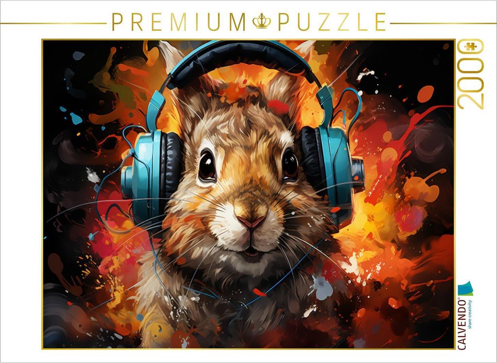 CALVENDO Puzzle Ein Motiv aus dem Kalender Musik Safari | 2000 Teile Lege-Größe 90x67cm Foto-Puzzle für glückliche Stunden