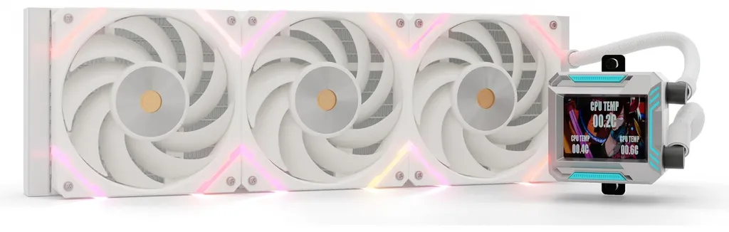 Watercooling Tout-en-un 360mm Valkyrie Syn 360 ARGB Balta Blanc pur