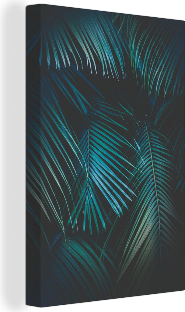 OneMillionCanvasses - Leinwandbilder - 90x140 cm, Palme - Palmenbaum - Tropisch, Wandbilder Kunstdruck Wanddekoration - Foto auf Leinwand - Gemä...