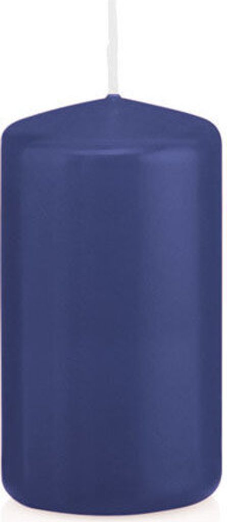 24 Stumpen Kerzen Dunkelblau 8 x 3,8 cm (H x D) deutsche Marken Kerzen aus 100% Paraffin Wachs in er RAL Kerzen Qualität