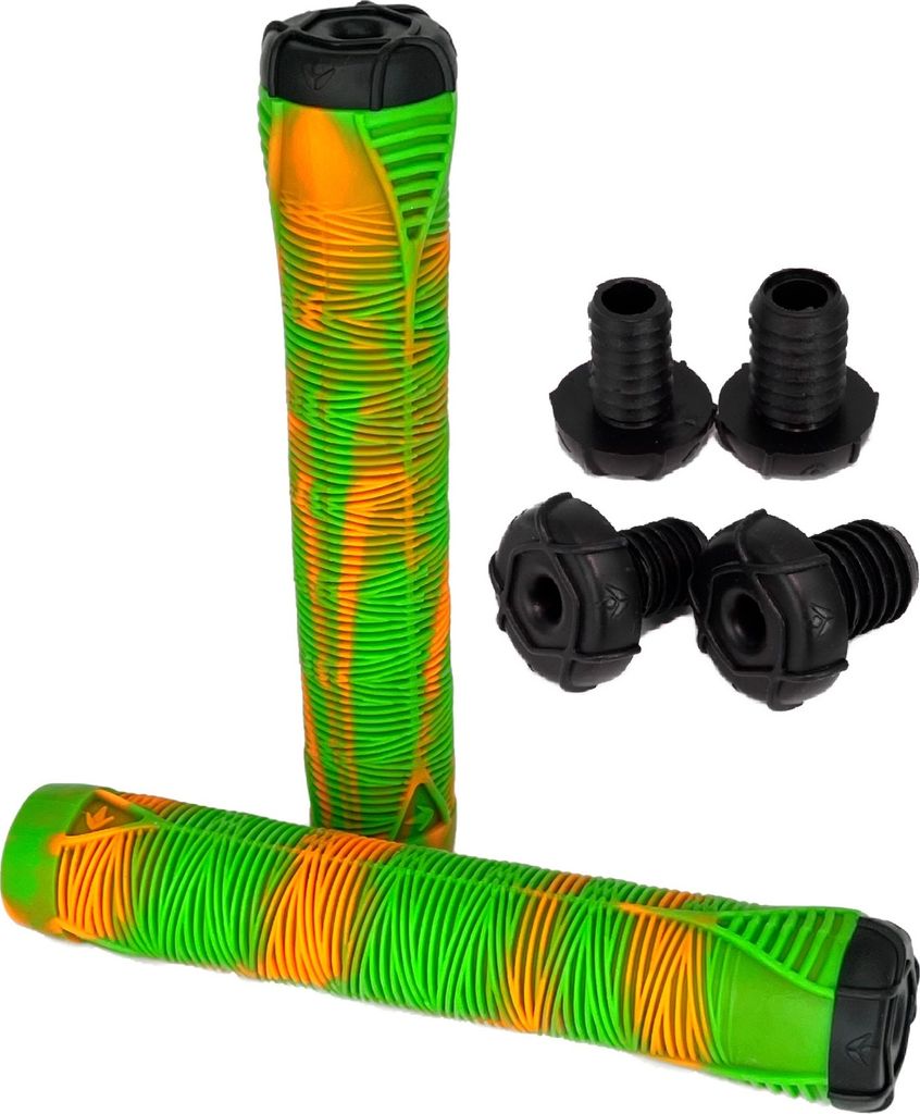 Blunt Stunt-Scooter / BMX Griffe V2 grün/orange