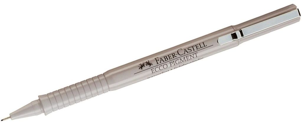 Faber-Castell Ecco Pigment, Grau, 0,3 mm Produktbild 