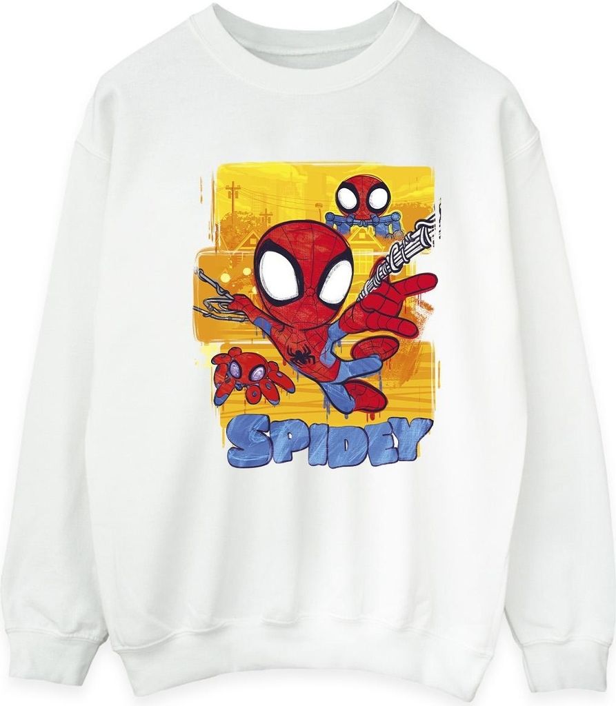 Marvel - "Spidey And His Amazing Friends" Sweatshirt für Herren BI44792 (5XL) (Weiß)