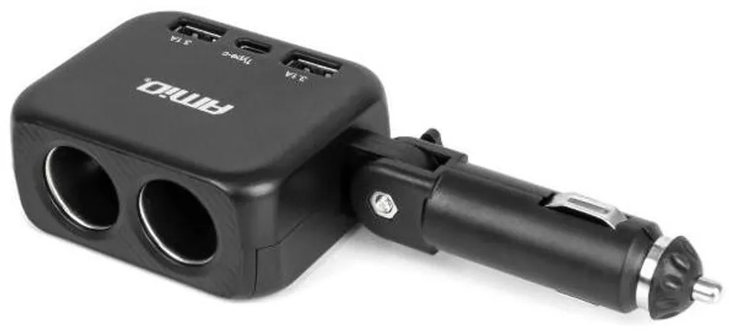 Prise allume-cigare USB-C pour recharge smartphone et GPS en voiture