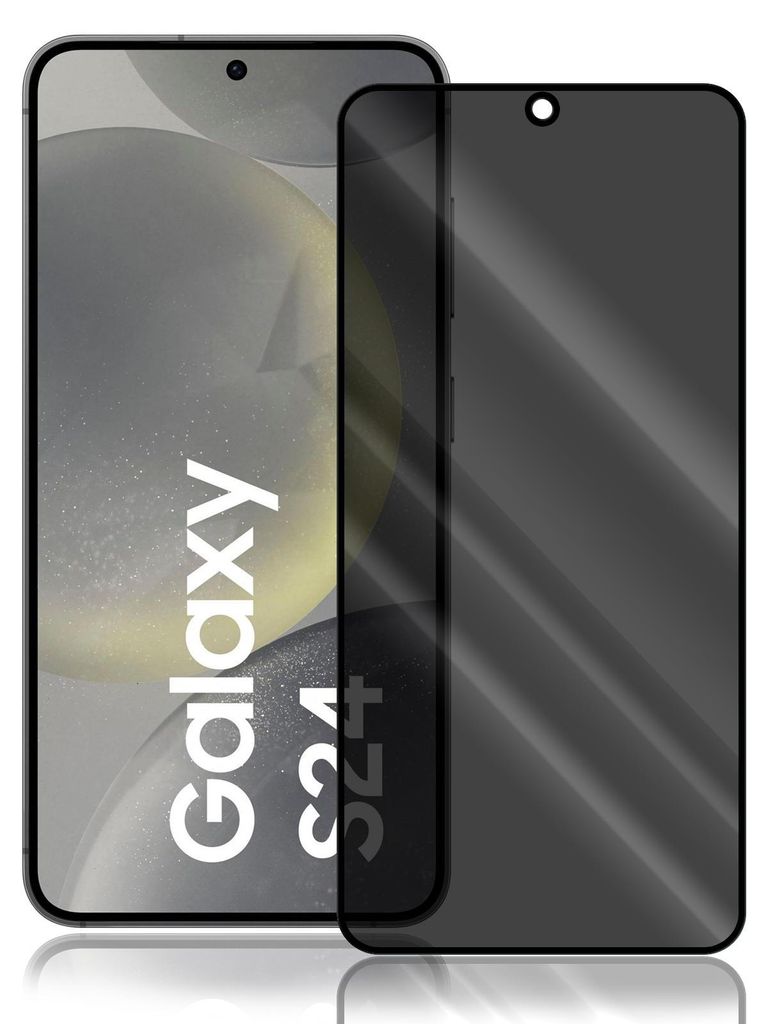 Anti Spy Panzer Folie für Samsung Galaxy S24 Privacy Displayschutzfolie Sichtschutz Glasfolie Schutzglas