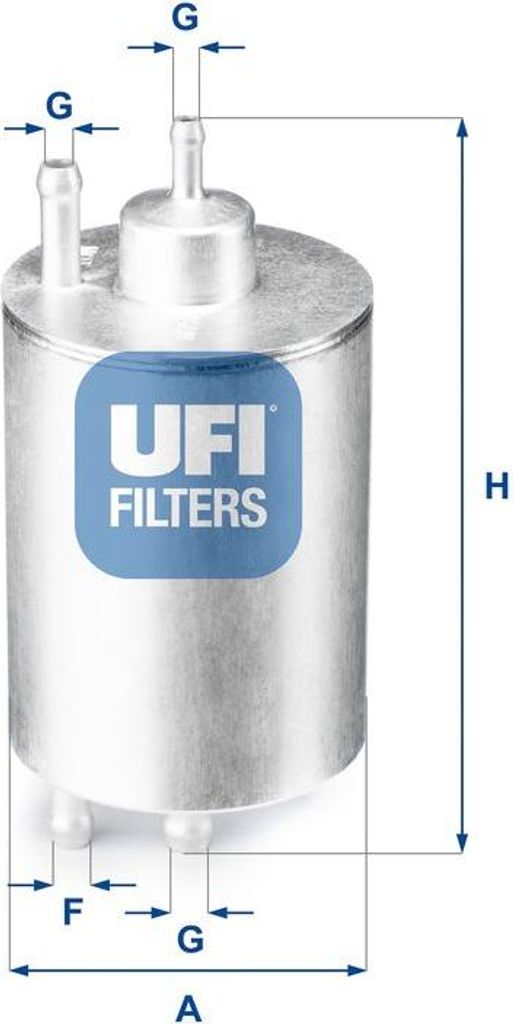 UFI 31.841.00 Kraftstofffilter OE 05097052AA kompatibel mit Crossfire, C-Klasse, CLC-Klasse, CLK, E-Klasse, G-Klasse, S-Klasse, SL, SLK