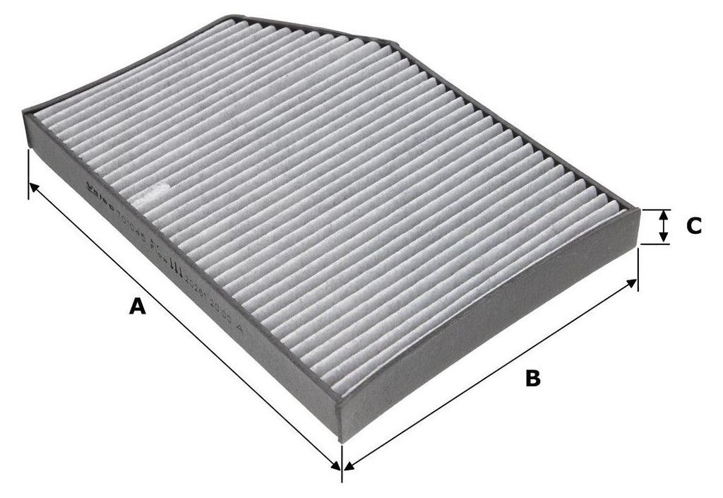 Innenraumfilter antiallergisch 296 mm - 211 mm VALEO für Produktbild 