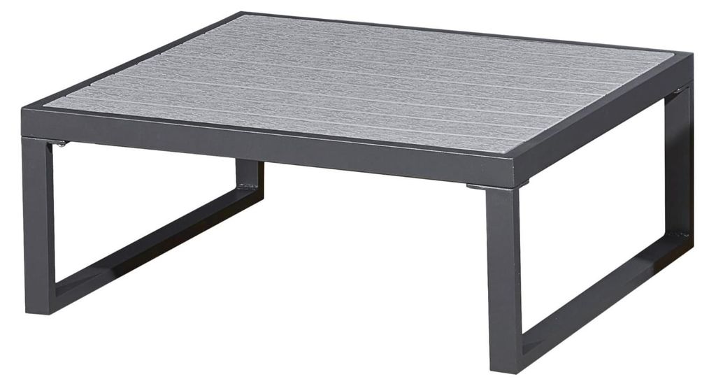 MOSTRARE | Beistelltisch - Grau - Aluminium - Produktbild 