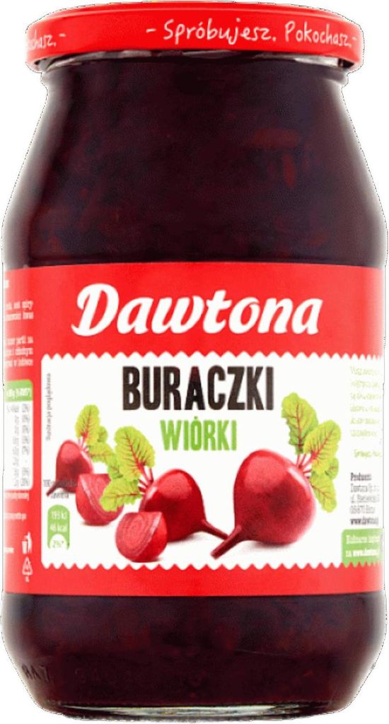 Buraczki czerwone wiórki 510g Dawtona Zdjęcie produktu 
