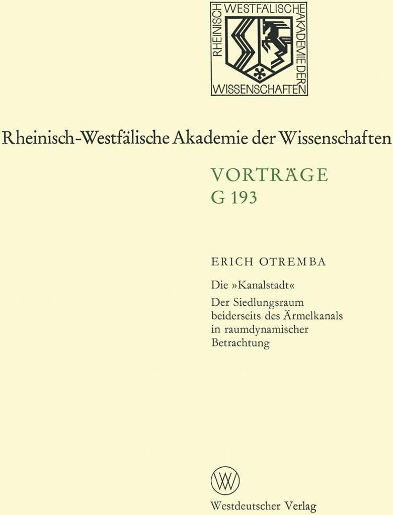 Die 'Kanalstadt'
