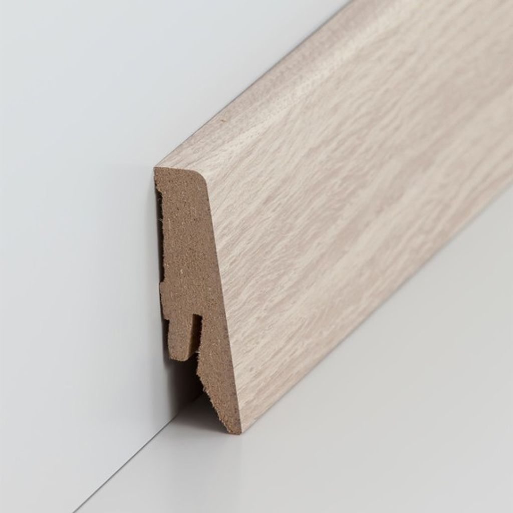 Fußleisten / Sockelleisten "Coburg" (MDF foliert / 718.5819) - Mekong Eiche