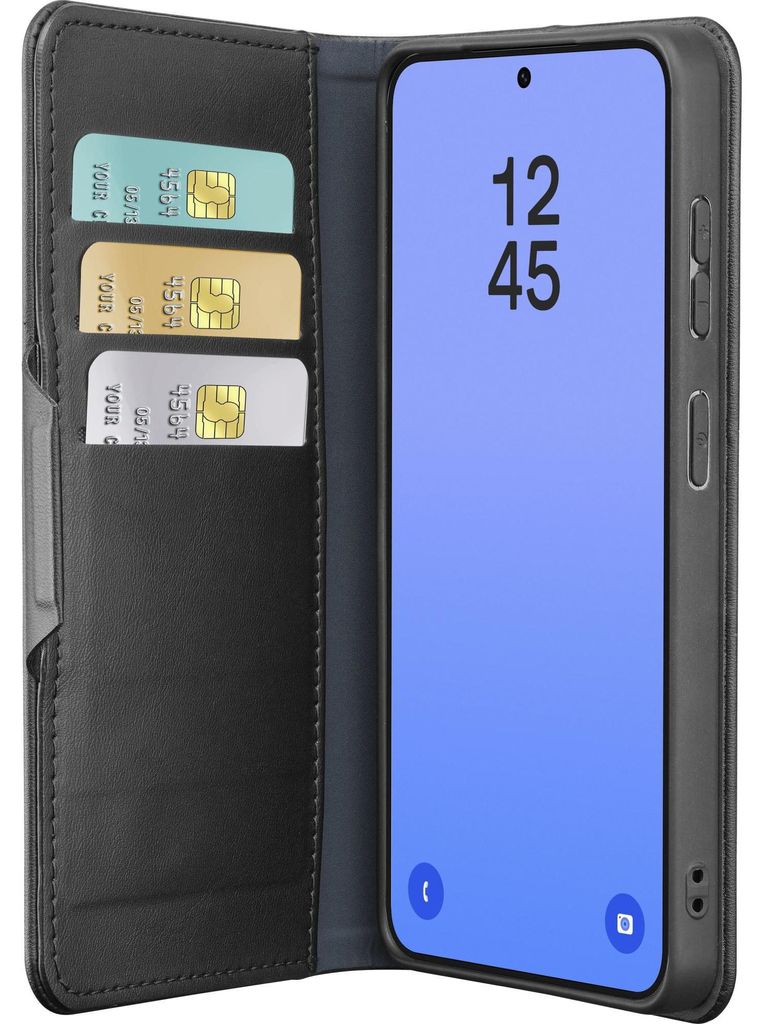 Cellularline Book Agenda - Galaxy S26 Ultra Klapphülle mit Kunstlederoptik, Magnetverschluss, RFID-Schutz und Standfunktion., Folio, Samsung, Gala...