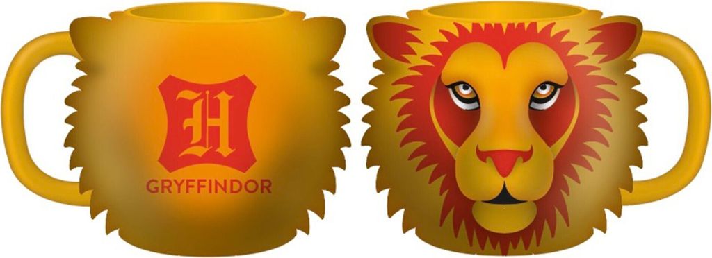 Harry Potter - Lizenz Tassen 3D - Gryffindor Löwe