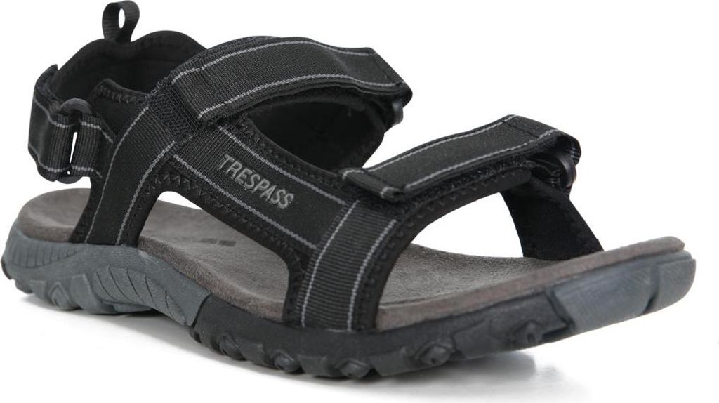 Trespass Alderley – Wandersandale für Herren, Schwarz