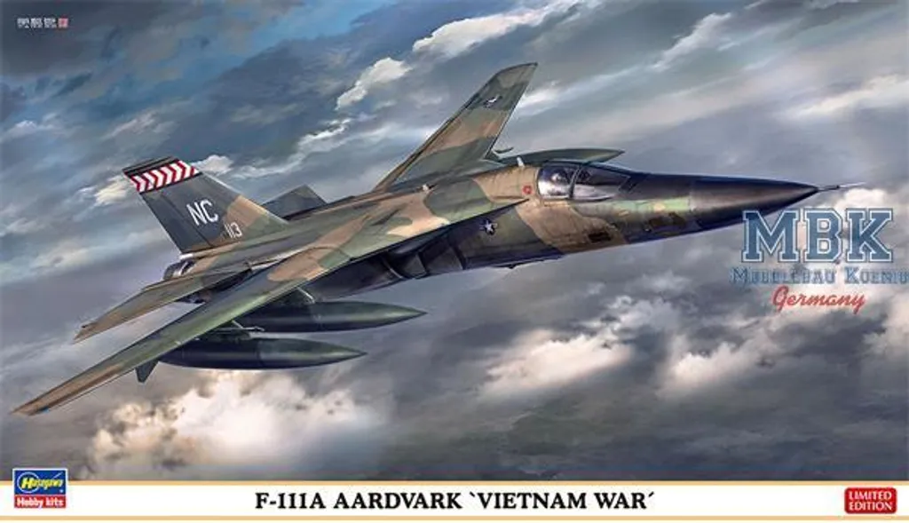 Maquette Avion Militaire F-111A Aardvark 1/72 Hasegawa HAS02441