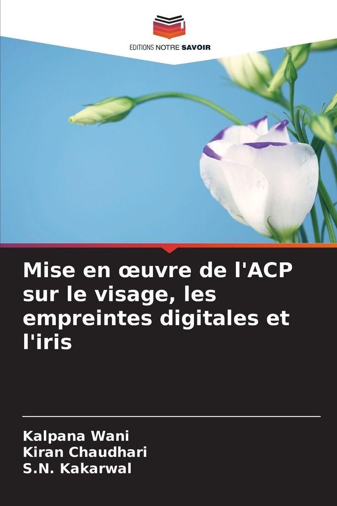 Mise en ¿uvre de l'ACP sur le visage, les empreintes digitales et l'iris