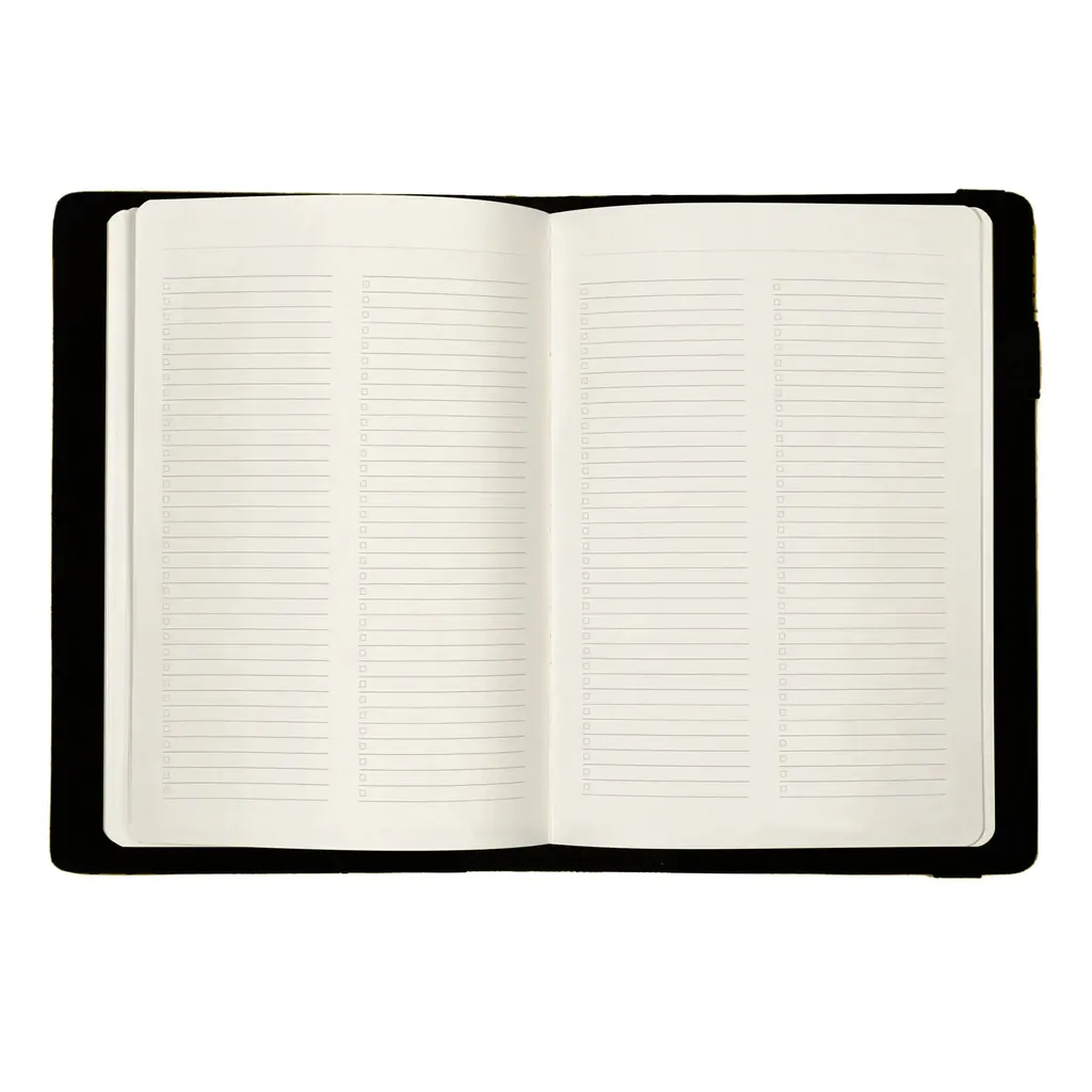 Calendrier A5 universel hebdomadaire rayé noir blanc Print Stripes - 3