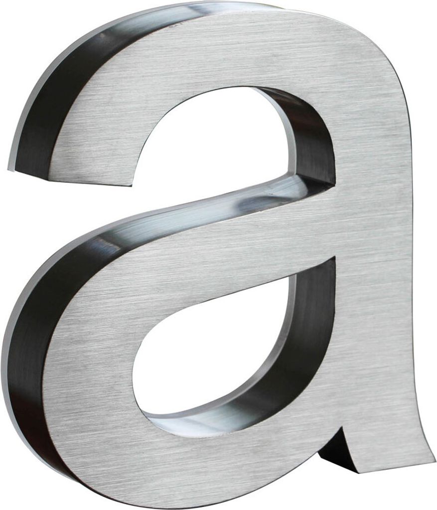 Hausnummer mit LED Beleuchtet Edelstahl Aussen 18 cm weiß 12 Volt ohne Trafo 3D Beleuchtung Hausnummern Nummer Groß Haus Lampe Zahlen Outdoor Des...