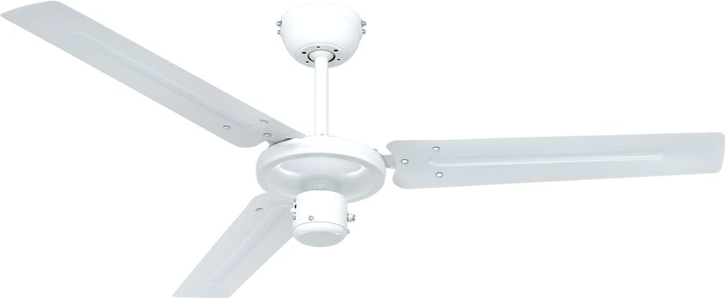 Deckenventilator mit Zugkette Tristar-Z Weiß 122 cm