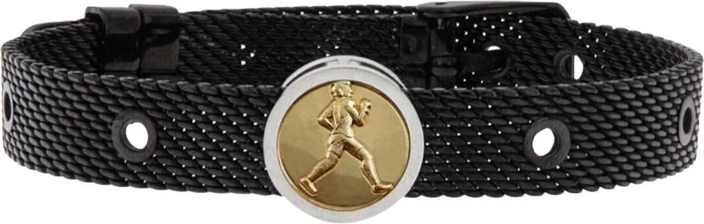 Bracciale Talent Jewels TJA-1-19-01-2-235 Nero | Simbolo Runner Unisex