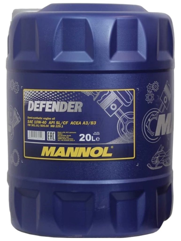 SCT - MANNOL Defender 10W-40 (20L) 20 L