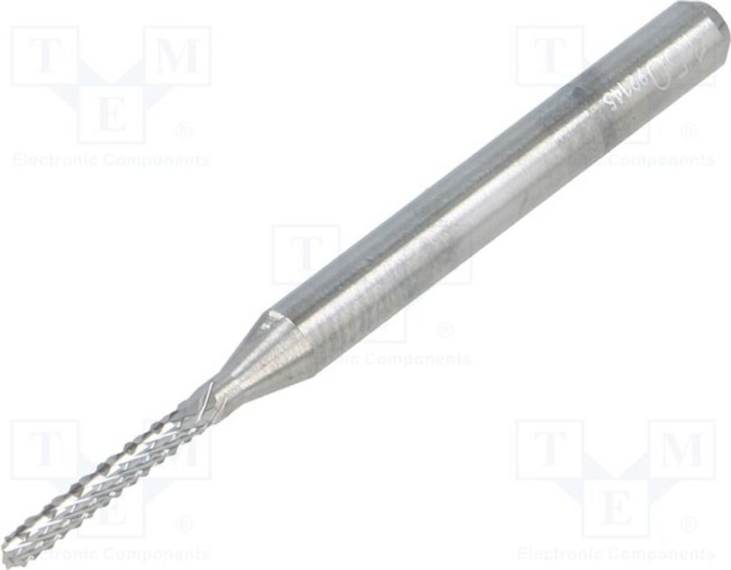 1x Diamantfräser Ø: 3,175mm Ø: 1,5mm L: 38,2mm DCFBM 1500 090 Elektrowerkzeuge -