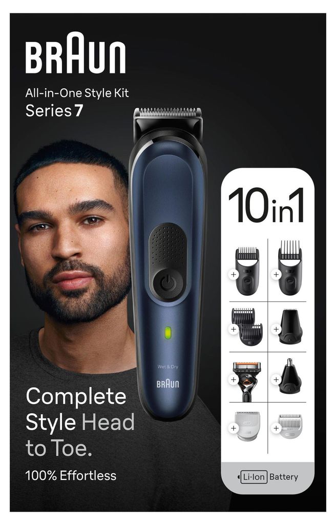 Braun Tondeuse Tout-En-Un Series 7 MGK7421, 10-en-1 Kit Image du produit 