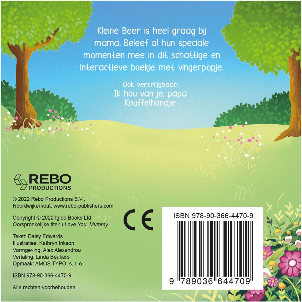 Rebo-Verlag „Ich liebe dich, Mama – Fingerpuppenbuch“.