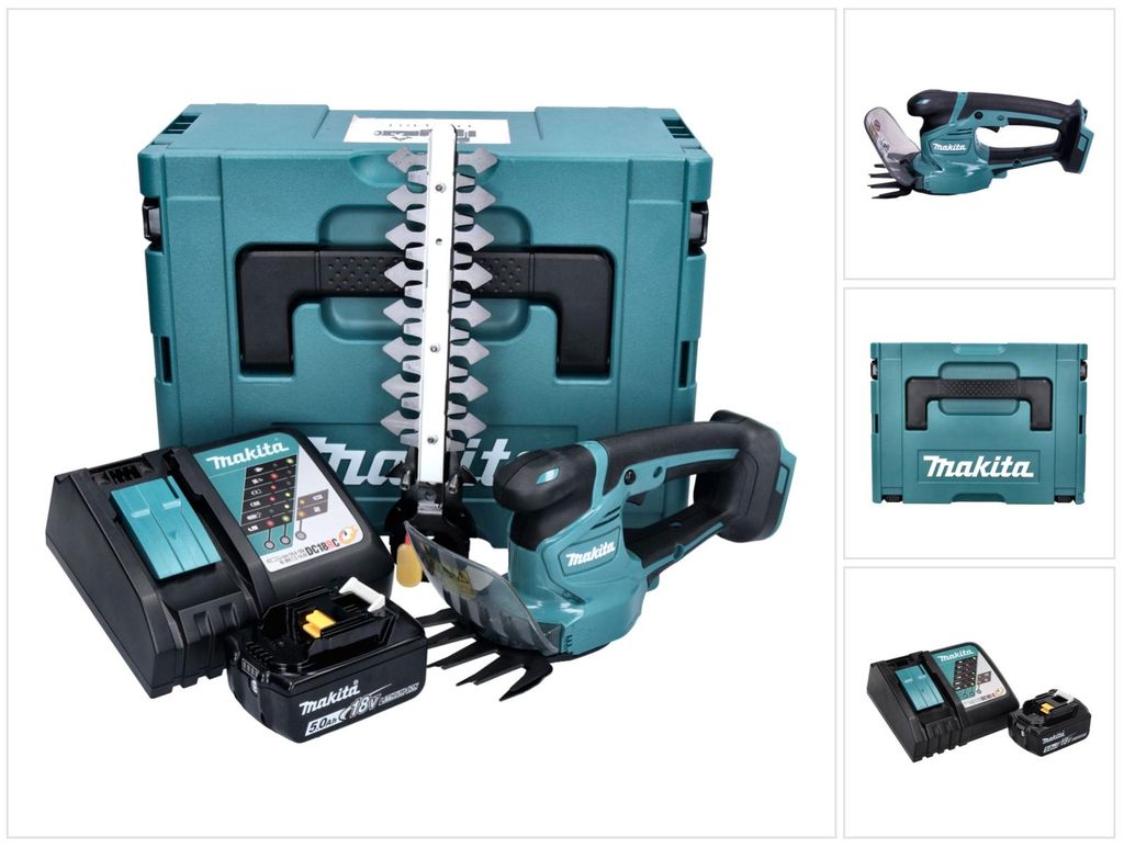 Makita DUM 111 RT1XJ Forbici per erba a batteria 18 V + 1x Immagine del prodotto 