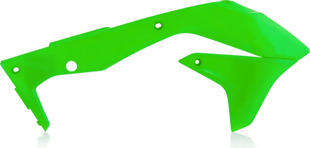 Carénages latéraux KX 450 F : Ouïes de radiateur vertes pour Compétition